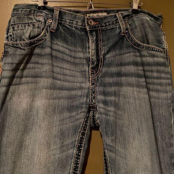 BKE Derek Jeans Size 34S Thick Stitch - Picture 14 of 15